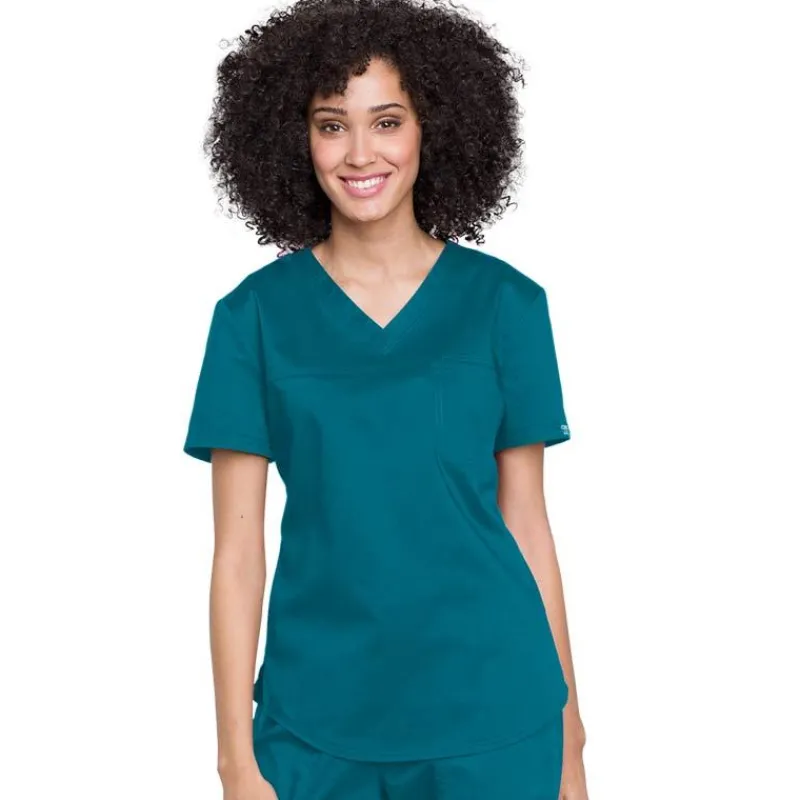 Cherokee WW Revolution Scrub Tops*Cherokee Workwear Revolution Women's V-Neck O.R. Scrub Top