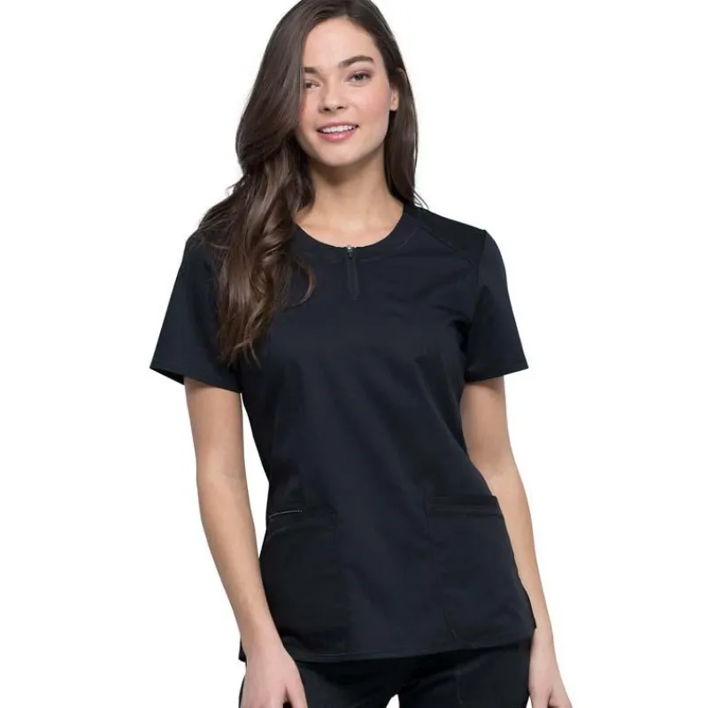 Cherokee WW Revolution Scrub Tops*Cherokee Workwear Revolution Women's Round Neck Scrub Top