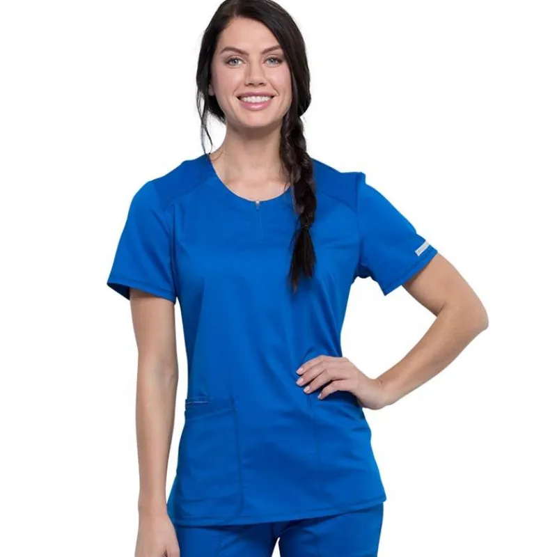 Cherokee WW Revolution Scrub Tops*Cherokee Workwear Revolution Women's Round Neck Scrub Top