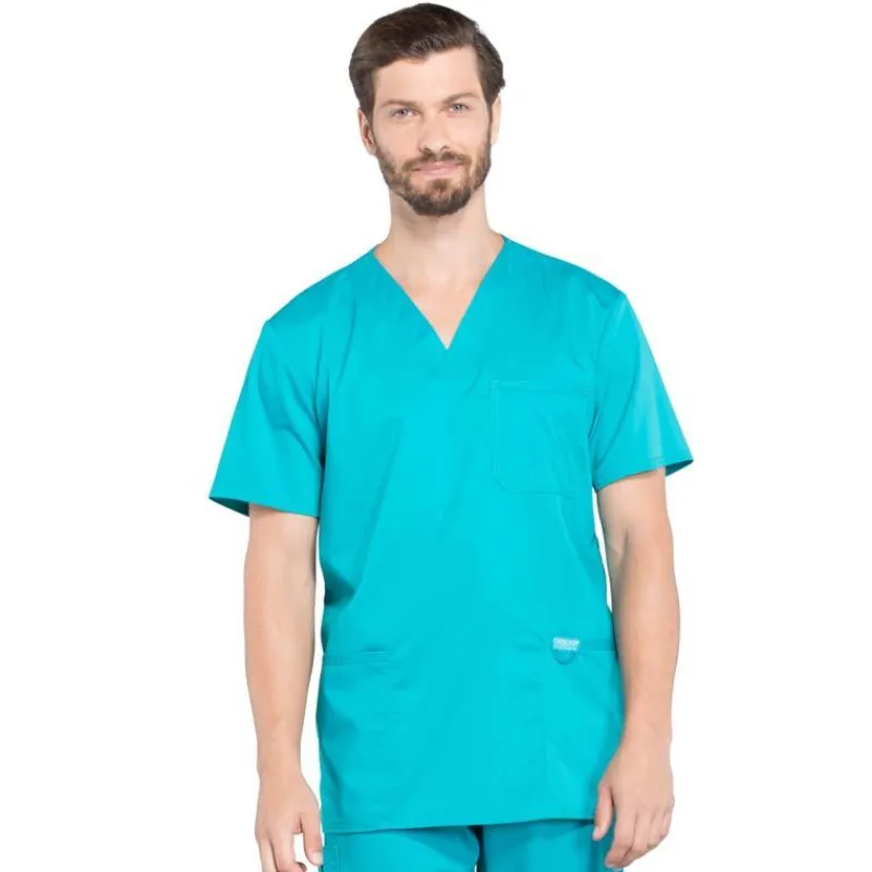 Cherokee WW Revolution Scrub Tops*Cherokee Workwear Revolution Men's V-Neck Scrub Top
