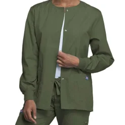 Cherokee Workwear Lab Coats & Jackets*Solid Color Warm Up Scrub Jacket