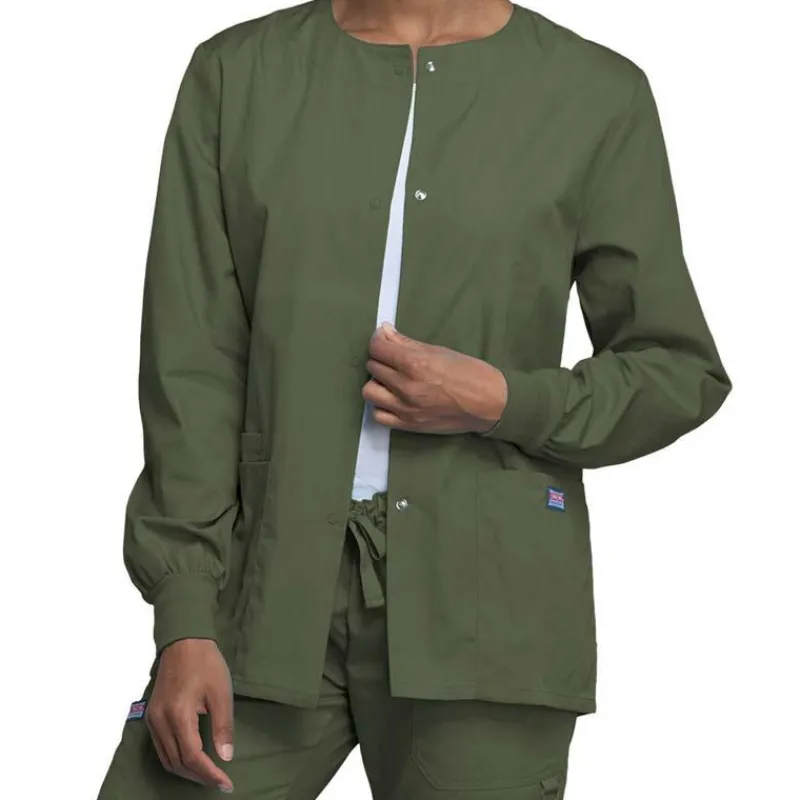 Cherokee Workwear Lab Coats & Jackets*Solid Color Warm Up Scrub Jacket
