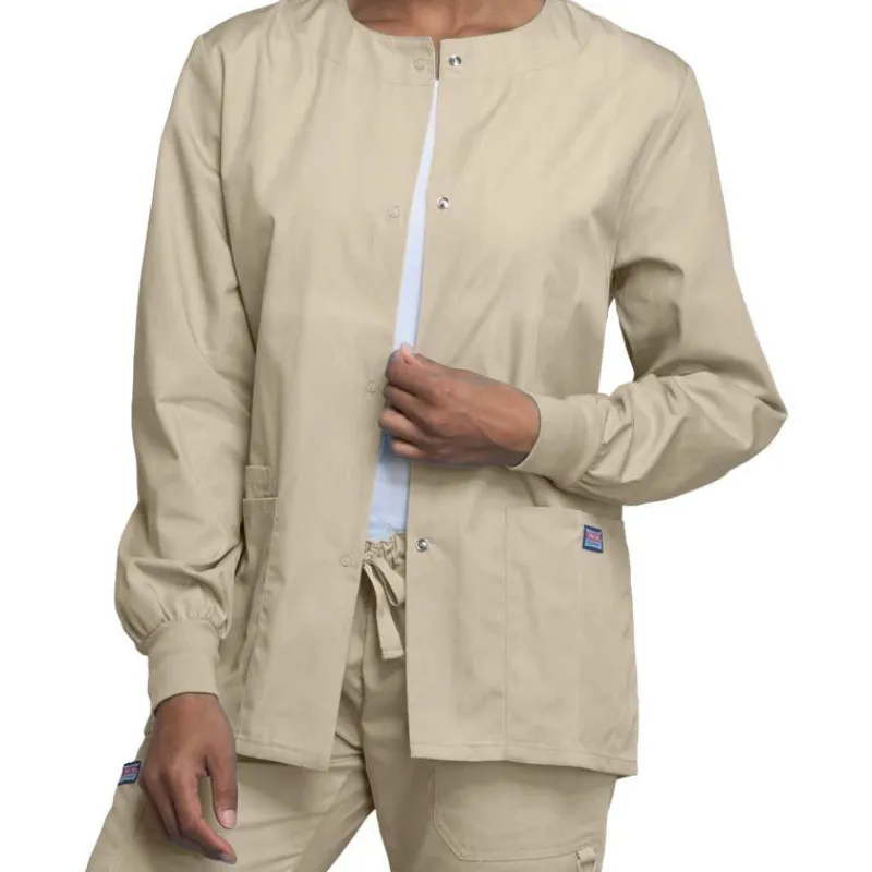 Cherokee Workwear Lab Coats & Jackets*Solid Color Warm Up Scrub Jacket