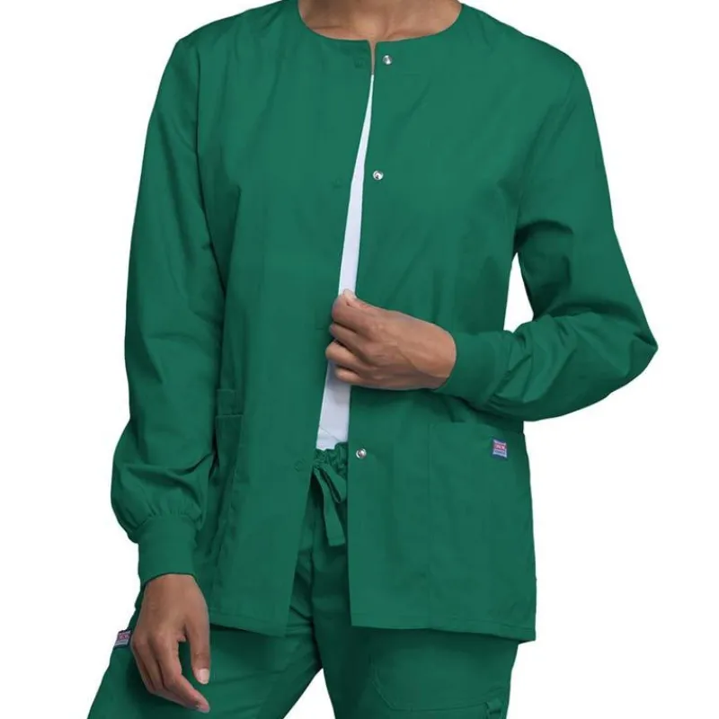 Cherokee Workwear Lab Coats & Jackets*Solid Color Warm Up Scrub Jacket