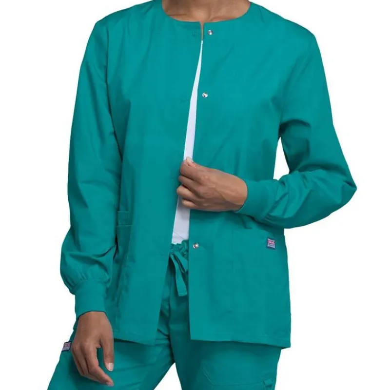 Cherokee Workwear Lab Coats & Jackets*Solid Color Warm Up Scrub Jacket