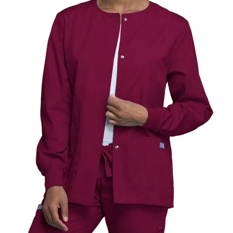Cherokee Workwear Lab Coats & Jackets*Solid Color Warm Up Scrub Jacket