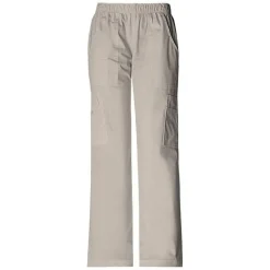 Cherokee Workwear Stretch Scrub Pants*Elastic Waist Scrub Pants - Petite