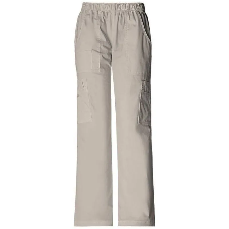 Cherokee Workwear Stretch Scrub Pants*Elastic Waist Scrub Pants - Petite