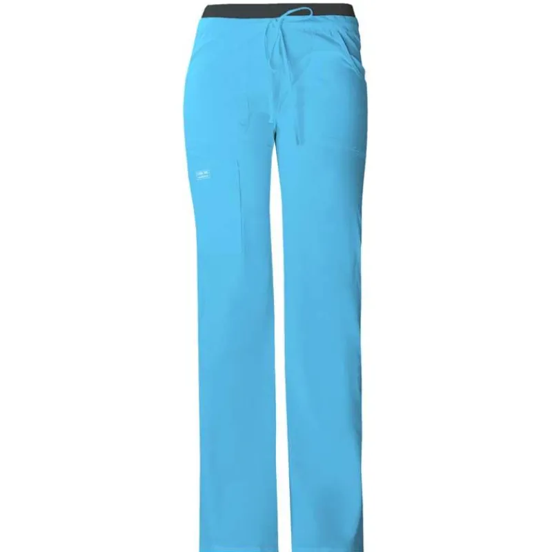 Cherokee Workwear Stretch Scrub Pants*Women's Jr.Cargo Scrub Pant-Petite
