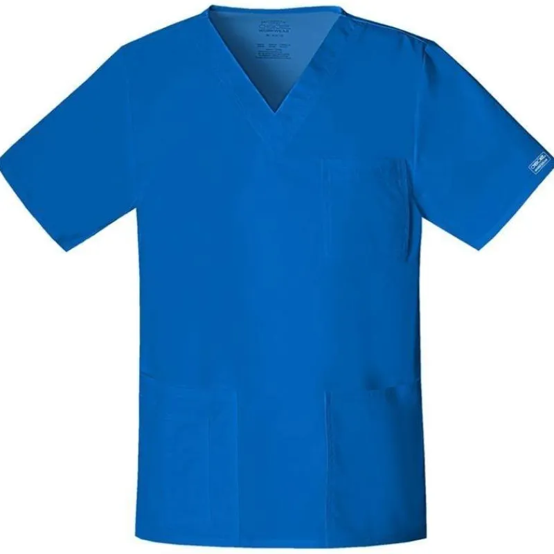 Cherokee Workwear Stretch Scrub Tops*V-Neck Unisex Scrub Top