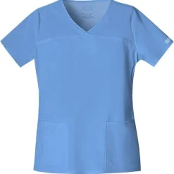 Cherokee Workwear Stretch Scrub Tops*Women's V-Neck Scrub Top