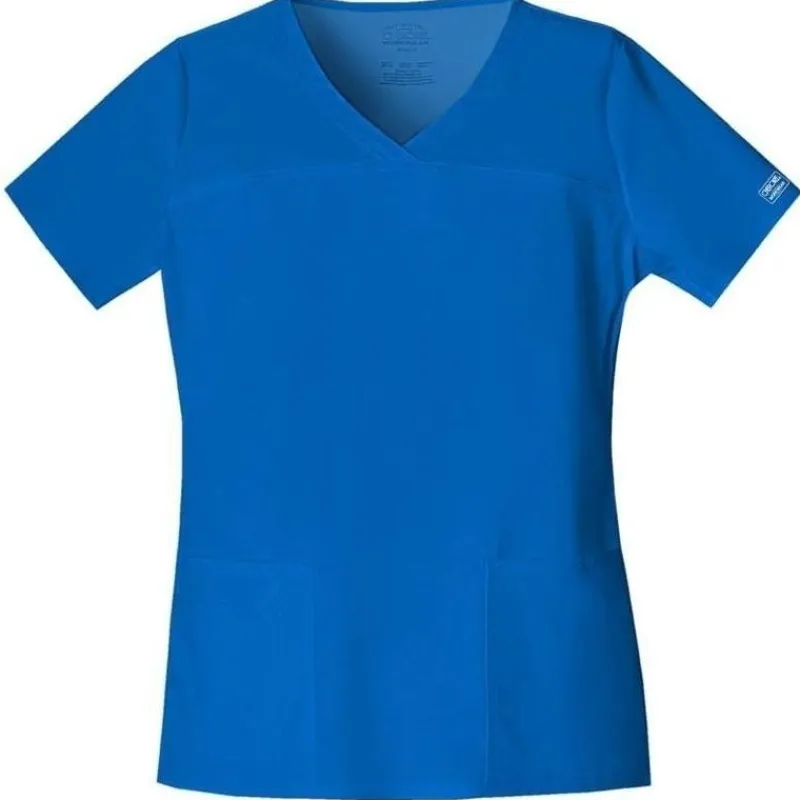 Cherokee Workwear Stretch Scrub Tops*Women's V-Neck Scrub Top