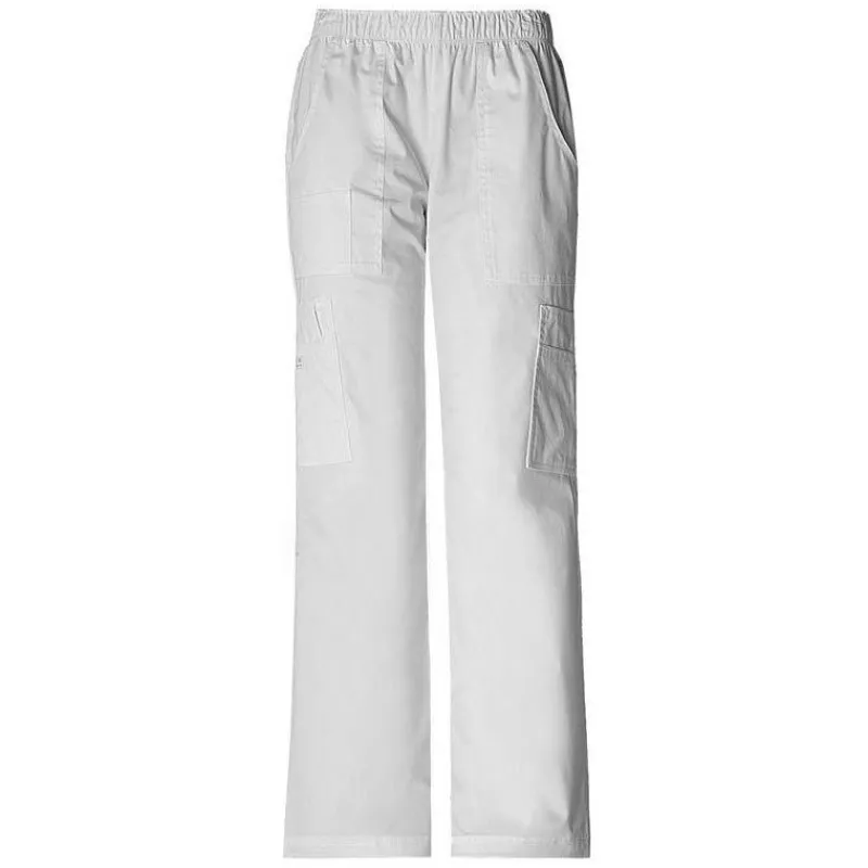 Cherokee Workwear Stretch Scrub Pants*Elastic Waist Scrub Pants - Petite