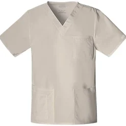 Cherokee Workwear Stretch Scrub Tops*V-Neck Unisex Scrub Top