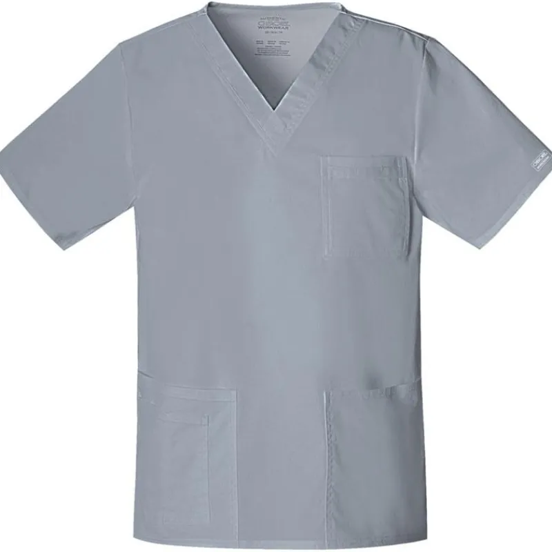 Cherokee Workwear Stretch Scrub Tops*V-Neck Unisex Scrub Top