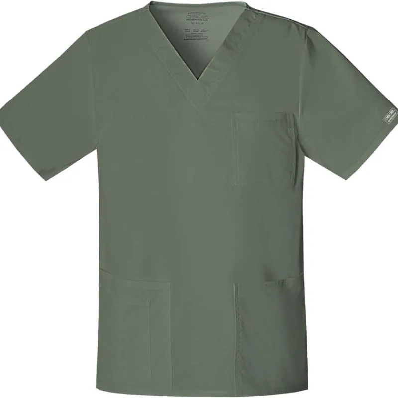 Cherokee Workwear Stretch Scrub Tops*V-Neck Unisex Scrub Top