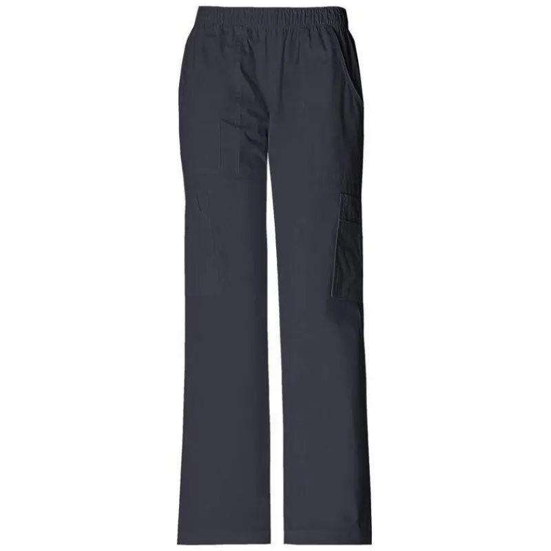 Cherokee Workwear Stretch Scrub Pants*Elastic Waist Scrub Pants - Petite
