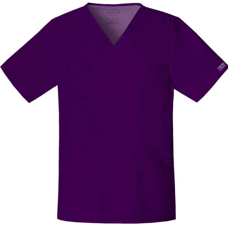 Cherokee Workwear Stretch Scrub Tops*V-Neck Unisex Scrub Top