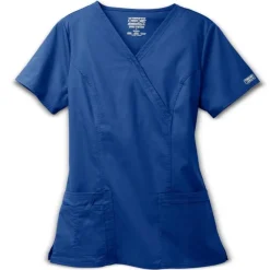 Cherokee Workwear Stretch Scrub Tops*Mock Wrap Scrub Top