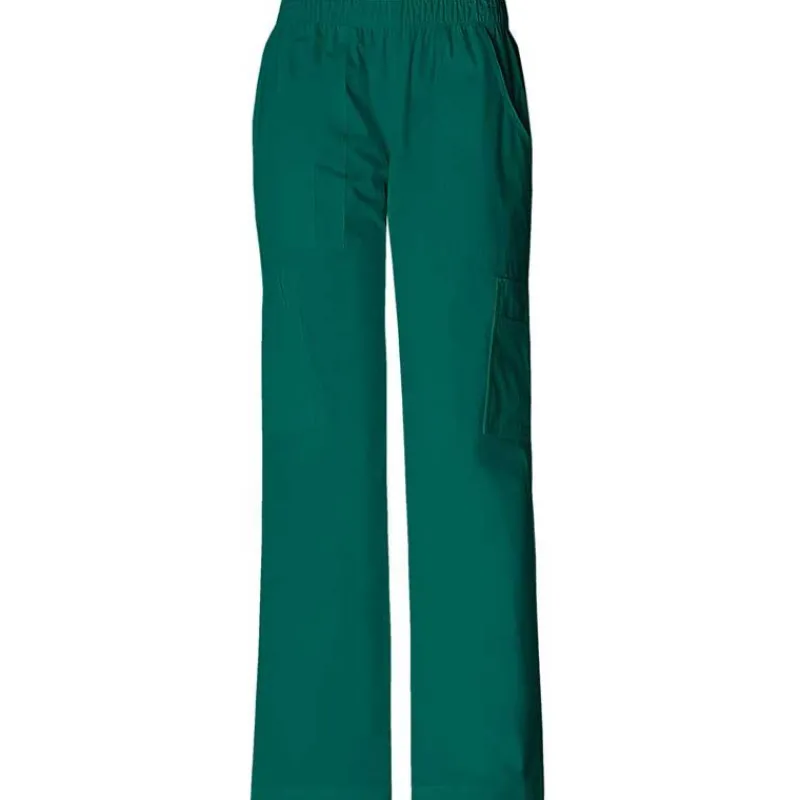 Cherokee Workwear Stretch Scrub Pants*Women's Elastic Waist Cargo Scrub Pants - Tall