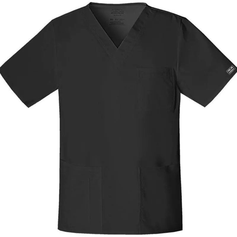 Cherokee Workwear Stretch Scrub Tops*V-Neck Unisex Scrub Top