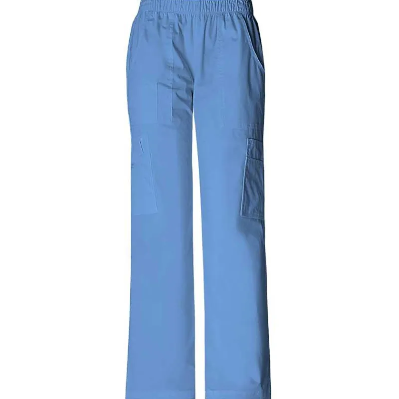 Cherokee Workwear Stretch Scrub Pants*Women's Elastic Waist Cargo Scrub Pants - Tall