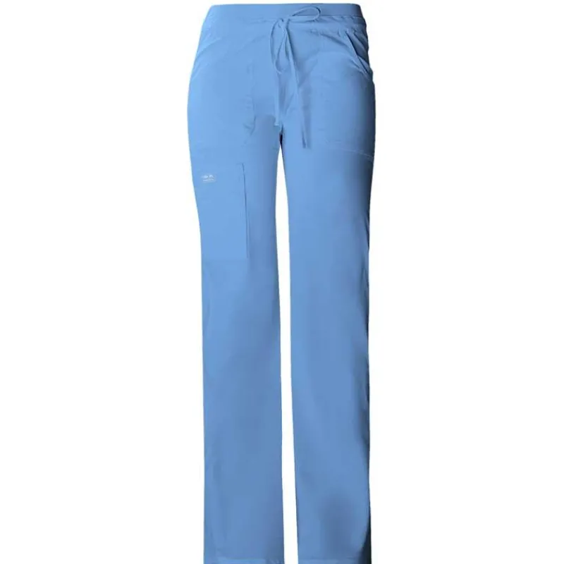 Cherokee Workwear Stretch Scrub Pants*Women's Jr. Fit Cargo Scrub Pants-Tall