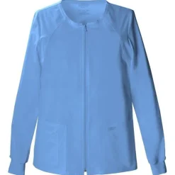 Cherokee Workwear Stretch Lab Coats & Jackets*Women's Zip Front Warm Up Scrub Jacket