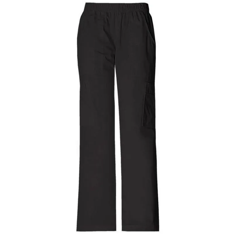 Cherokee Workwear Stretch Scrub Pants*Elastic Waist Scrub Pants - Petite