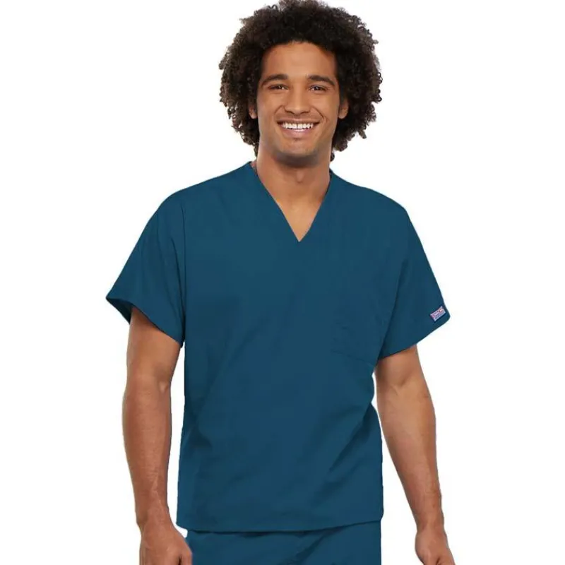 Cherokee Workwear Scrub Tops*Unisex V-Neck Scrub Top
