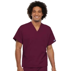 Cherokee Workwear Scrub Tops*Unisex V-Neck Scrub Top