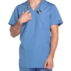 Cherokee Workwear Scrub Tops*Unisex 3-Pocket Scrub Top