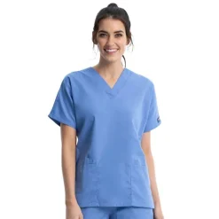 Cherokee Workwear Scrub Tops*V-Neck Tunic Scrub Top