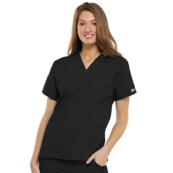 Cherokee Workwear Scrub Tops*V-Neck Tunic Scrub Top