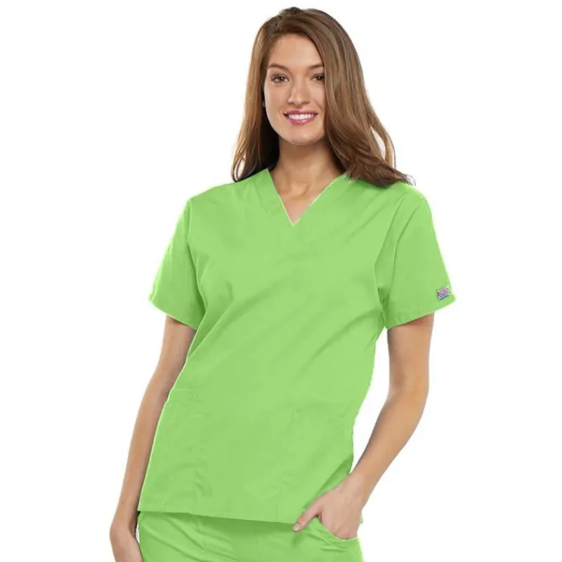 Cherokee Workwear Scrub Tops*V-Neck Tunic Scrub Top