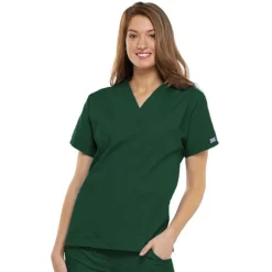 Cherokee Workwear Scrub Tops*V-Neck Tunic Scrub Top
