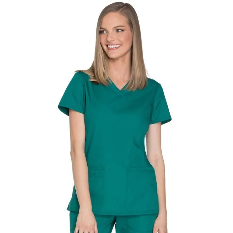 Cherokee Workwear Scrub Tops*Women's V-Neck Scrub Top