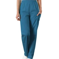 Cherokee Workwear Scrub Pants*Women's Pull On Cargo Scrub Pants