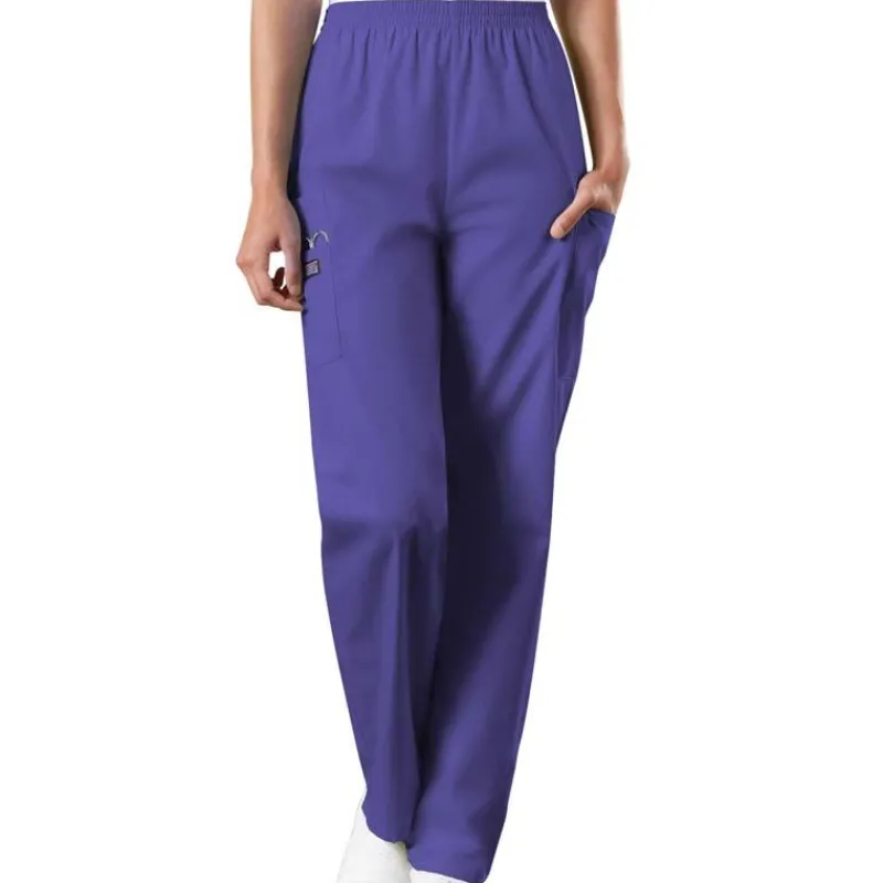Cherokee Workwear Scrub Pants*Women's Pull On Cargo Scrub Pants - Petite