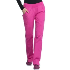 Cherokee Workwear Scrub Pants*Women's Pull-On Cargo Scrub Pant