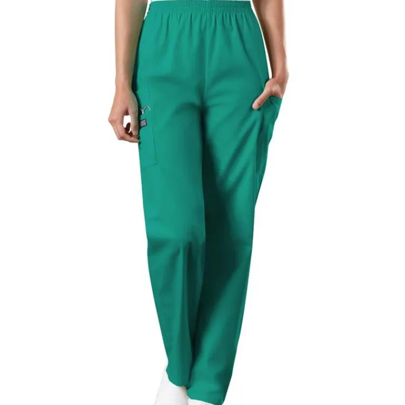 Cherokee Workwear Scrub Pants*Women's Pull On Cargo Scrub Pants - Petite