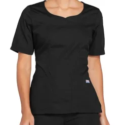 Cherokee Workwear Scrub Tops*Women's Novelty V-Neck Scrub Top