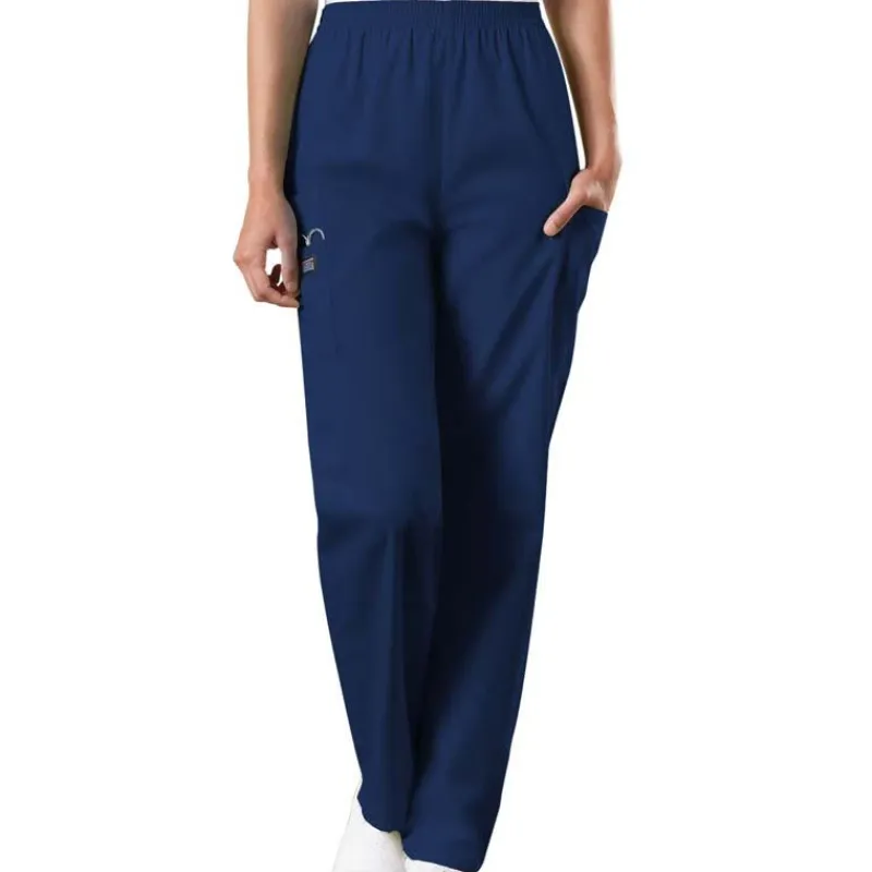 Cherokee Workwear Scrub Pants*Women's Pull On Cargo Scrub Pants - Petite