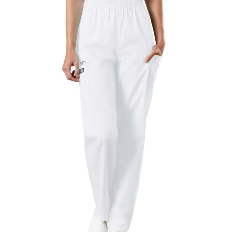 Cherokee Workwear Scrub Pants*Women's Pull On Cargo Scrub Pants - Petite