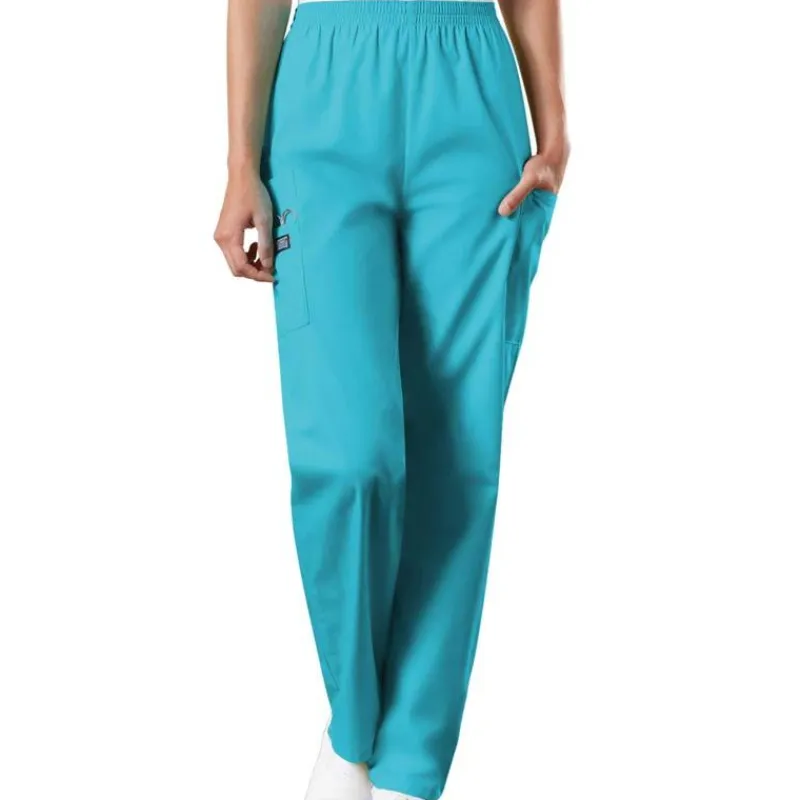 Cherokee Workwear Scrub Pants*Women's Pull On Cargo Scrub Pants - Petite