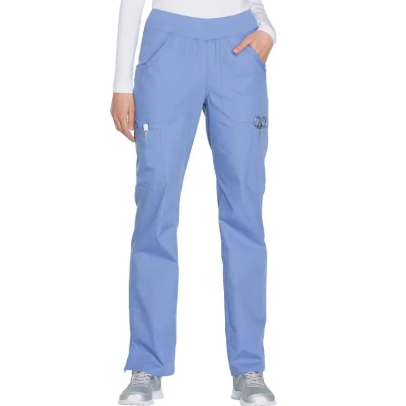 Cherokee Workwear Scrub Pants*Women's Pull-On Cargo Scrub Pant