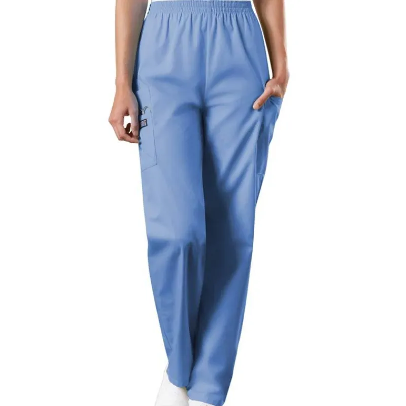 Cherokee Workwear Scrub Pants*Women's Pull On Cargo Scrub Pants - Petite