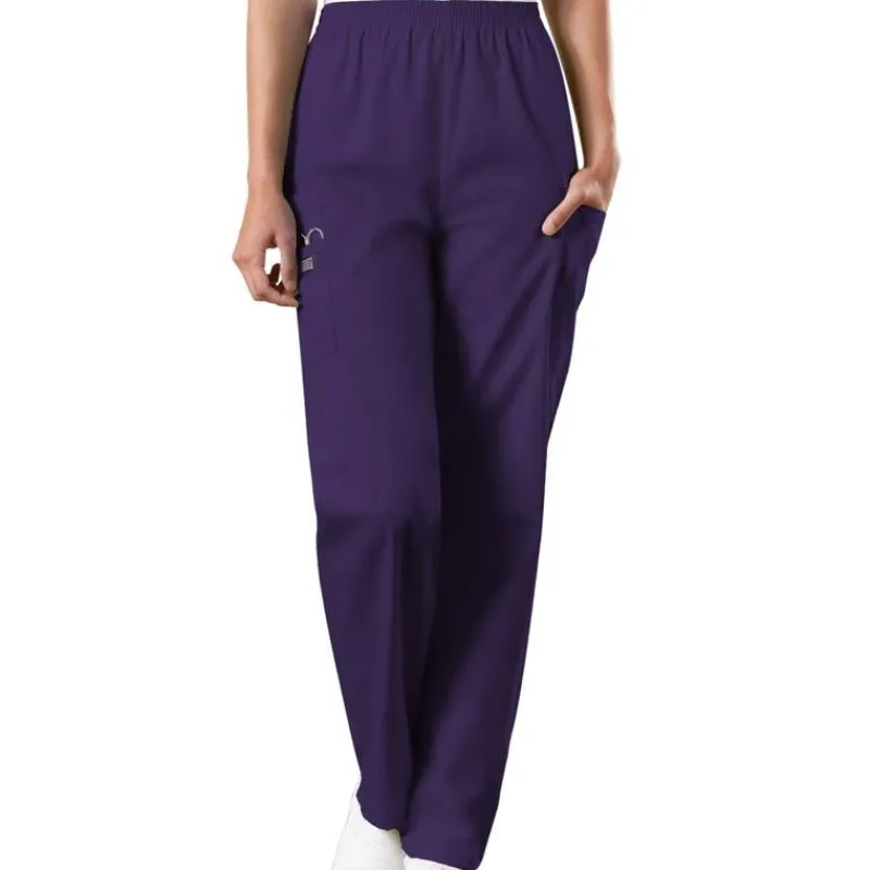 Cherokee Workwear Scrub Pants*Women's Pull On Cargo Scrub Pants - Tall