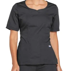 Cherokee Workwear Scrub Tops*Women's Novelty V-Neck Scrub Top