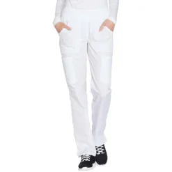 Cherokee Workwear Scrub Pants*Women's Pull-On Cargo Scrub Pant